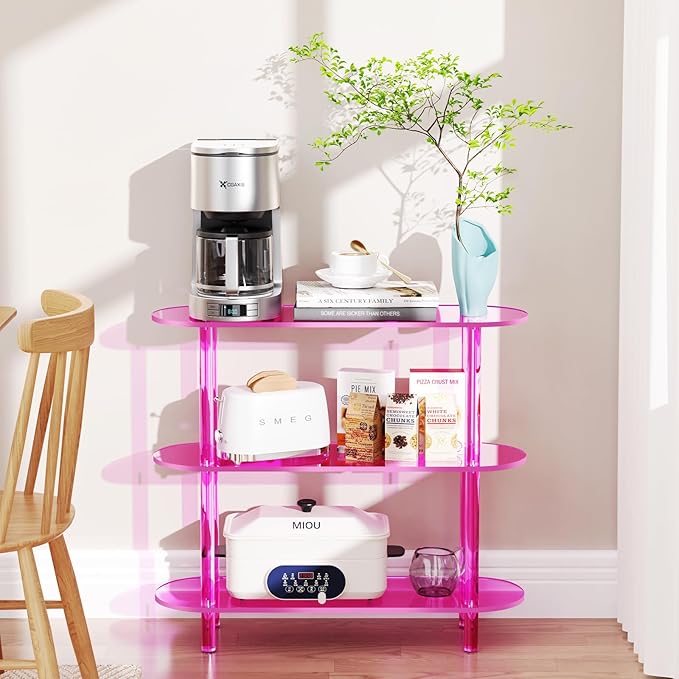 Clear Bookshelf, Acrylic Bookcase - Image 6