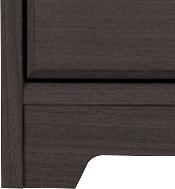 Bush Furniture Cabot L Shaped Computer Desk in Heather Gray | Corner Table - Image 8