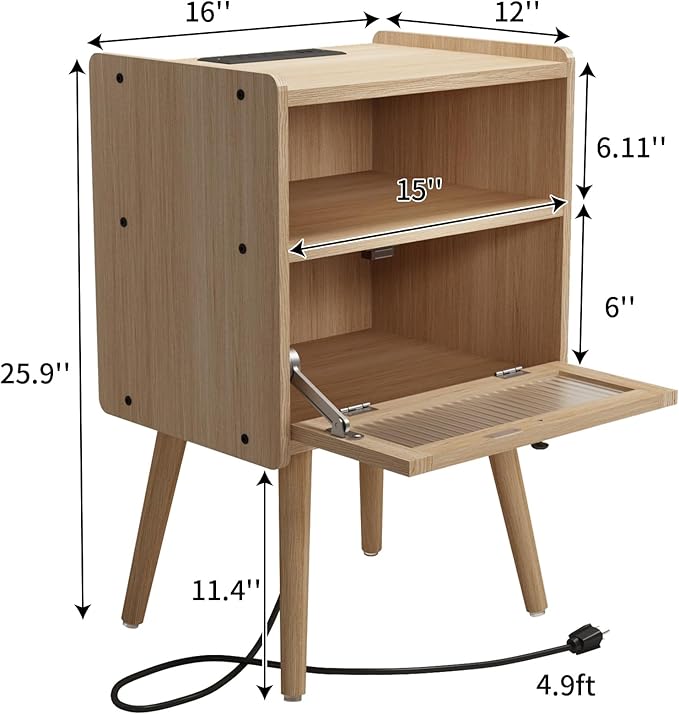 Mid Century Modern Nightstand - Image 3