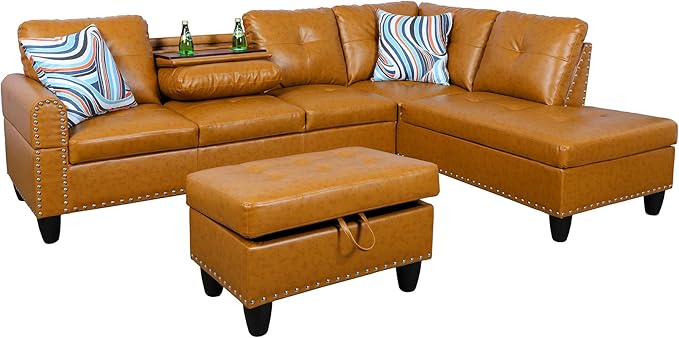 97.5" Oversized Sectional Couch, L Shaped Couch - Image 7