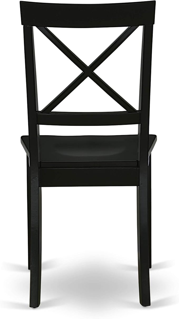 East West Furniture LGBO5-BLK-W 5 Piece Kitchen Table & Chairs Set Includes a - Image 11