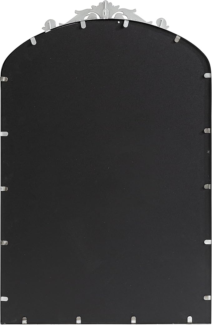 Kate and Laurel Arendahl Traditional Arch Mirror, 24 x 36, Antique Silver - Image 7