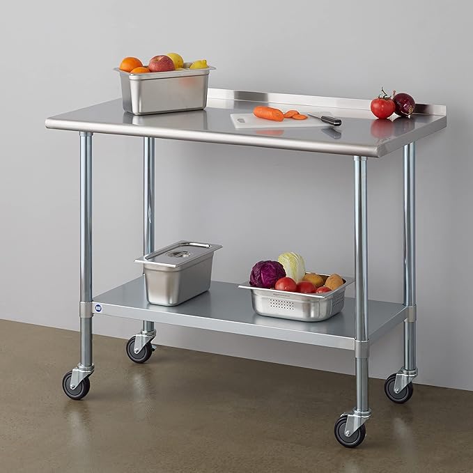 Stainless Steel Table for Prep & Work - Image 2