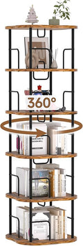 5-Tier Rotating Book Shelf, 360° Display Spinning Bookshelf Tower, Book by Unknown