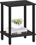 TUTOTAK End Table, Side Table, Nightstand, 2-Tier Storage Shelf, Sofa Side Table by WelcometotheTUTOTAKHome