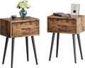 Small Nightstands Set of 2, Bedside Table by IRCPEN