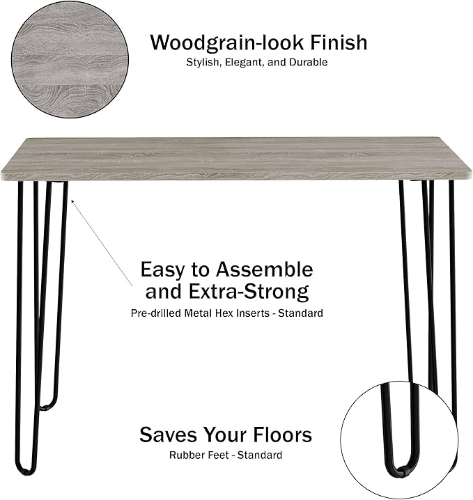 Desk with Hairpin Legs - Image 3