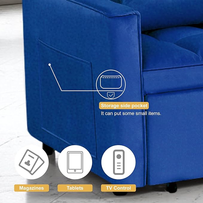 3 in1 Sofa Bed, Pull-Out Sleeper Sofa Bed - Image 3