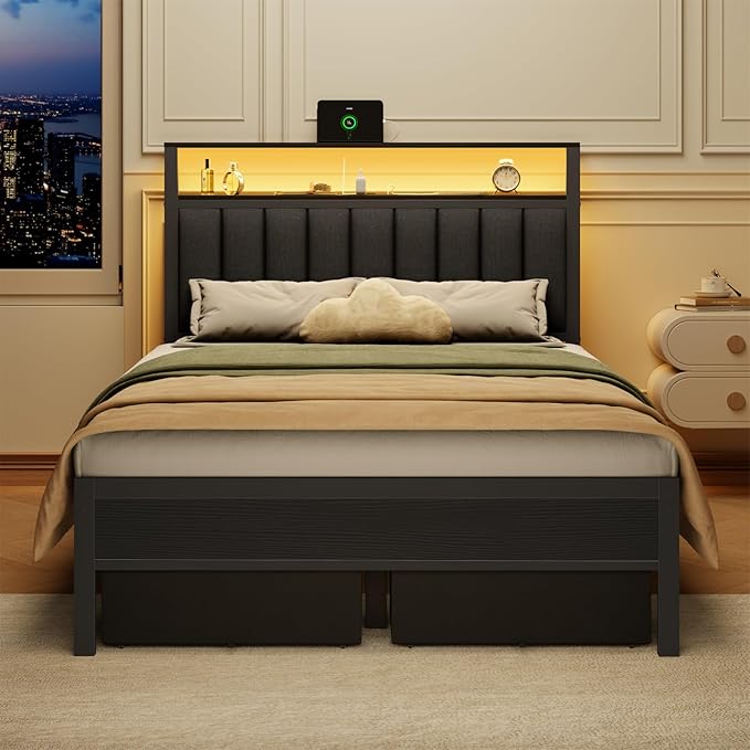 Furnulem Full Size Bed Frame - Image 5