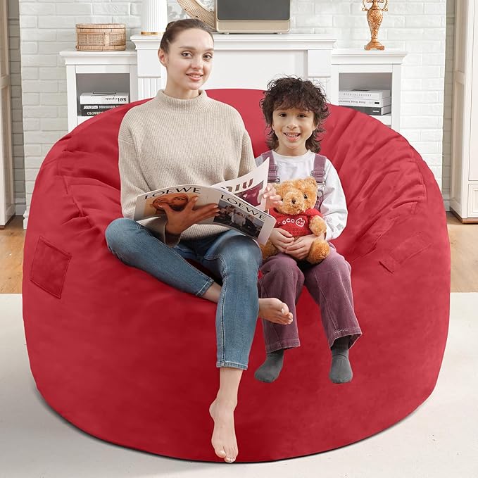 3FT Bean Bag Chair, Comfy Bean Bag Chairs - Image 2