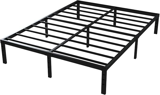 California King Metal Bed Frame, 14 Inch Heavy Duty Storage Platform Bed Frame - Image 8