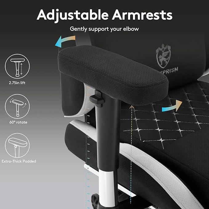 Gaming Chair Breathable Fabric, Computer Office Chair - Image 9