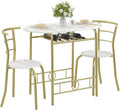 VECELO 3-Piece Dining Table Set by VECELO