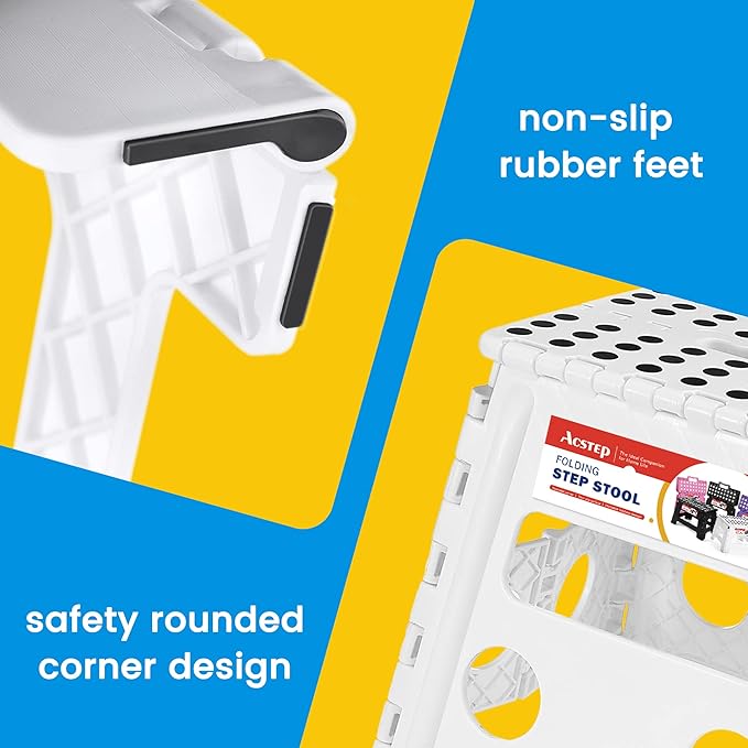 ACSTEP 13 inch Height Premium Heavy Duty Foldable Stool - Image 6