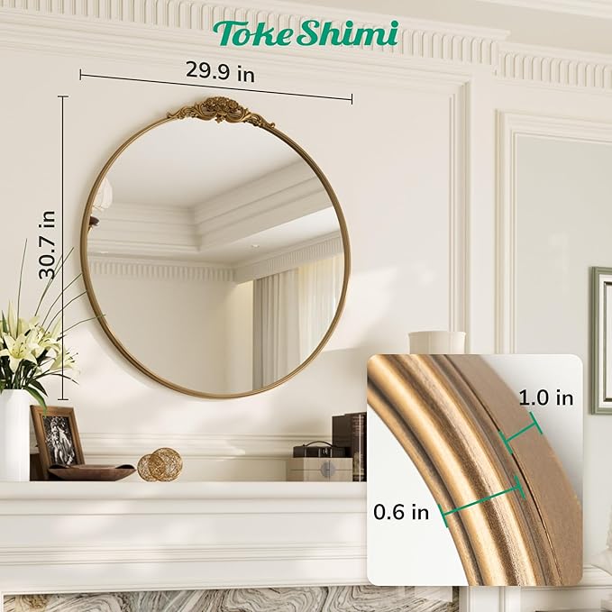 TokeShimi 30x30 Vintage Mirror - Image 7