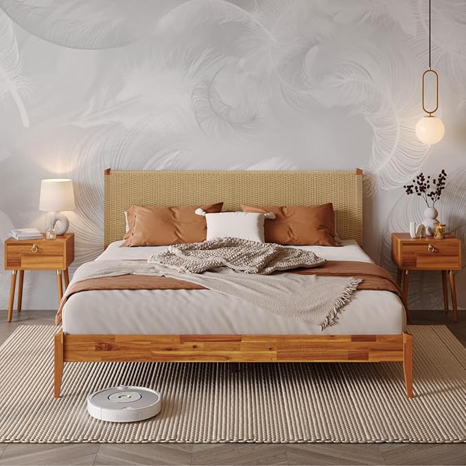 Bme Selina King Bed Frame and Headboard by Bme
