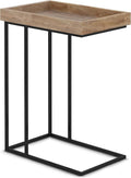 SIMPLIHOME Gallagher SOLID MANGO WOOD and Metal 12 inch Wide Rectangle by SimpliHome