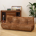 N&V Fireside Chair, Mid Century Armless Floor Sofa, Soft Premium Chenille Floor by NV