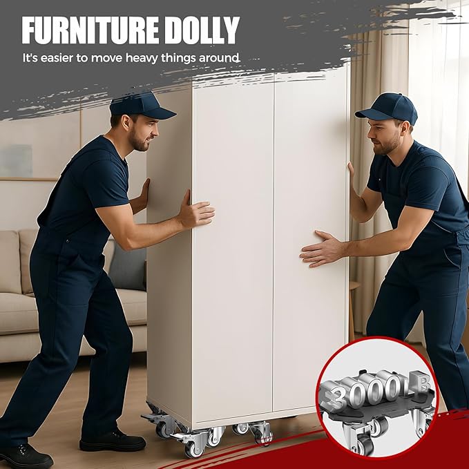 Furniture Dolly & Movers 4-Pack 3000lbs - Image 9