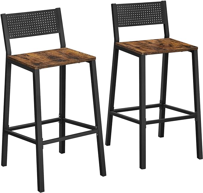 VASAGLE Bar Stools, Tall Bar Stools by VASAGLEbySONGMICSHOME