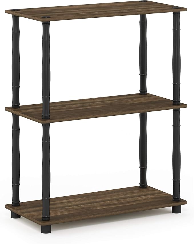 Furinno Turn-N-Tube 3-Tier Compact Multipurpose Shelf Display Rack - Image 5