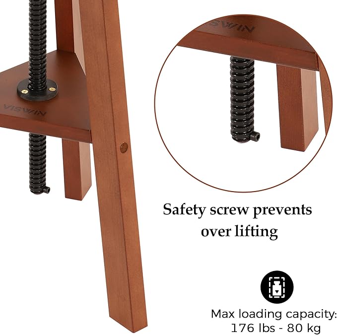 VISWIN Adjustable Drafting Stool - Image 7