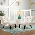 Yongqiang Accent Chairs for Living Room Set of 2 Upholstered Tufted Bedroom by lightupyourlife