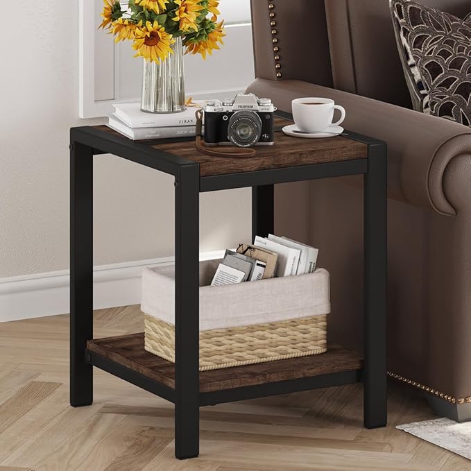 BON AUGURE End Table, Small Side Table by BONAUGURE