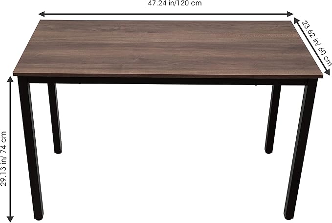 47 inch Large Computer Desk Wood, Modern Simple Style Desk - Image 2