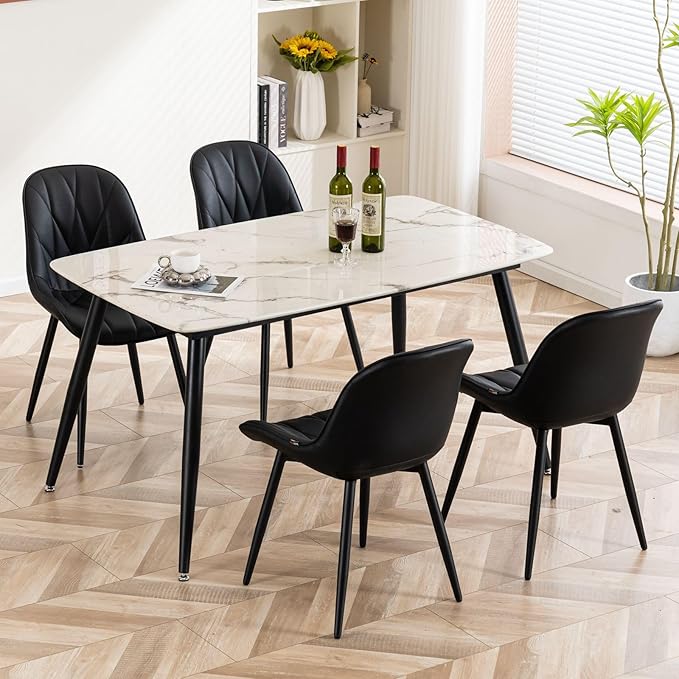 Rowill Black Dining Chairs Set of 2 - Image 6