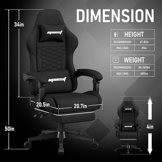 Gaming Chair, Computer Chairs for Adults - Image 3