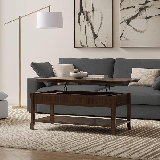 SIMPLIHOME Acadian Lift Top Coffee Table - Image 2