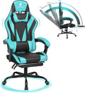 Gaming Chair with Linkage Armrest & Footrest, High Back Video Gaming Chair by Ergodesign