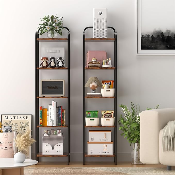5 Tier Bookshelf, Bookcase - Image 6