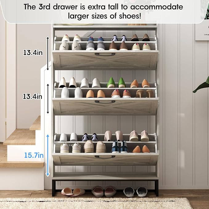 Maupvit Shoe Storage Cabinet - Image 3