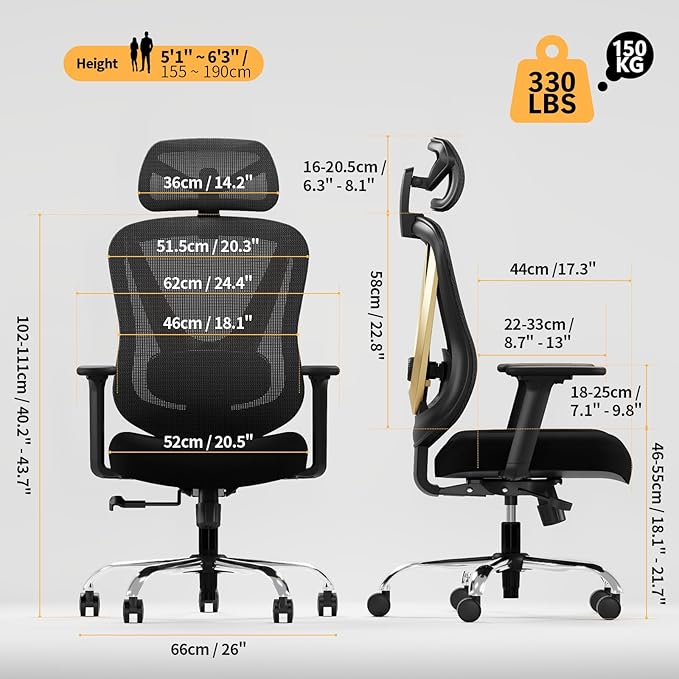 Ergonomic Mesh Office Chair - Image 2