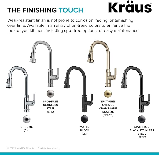 KRAUS Allyn Transitional Industrial Pull-Down Single Handle Kitchen Faucet in - Image 14