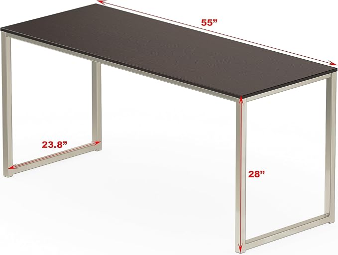 SHW Mission 55-Inch Home Office Computer Desk - Image 3