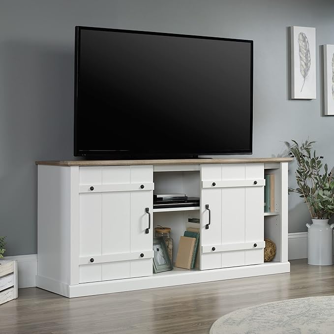 Sauder Miscellaneous Entertainment Farmhouse TV Stand, - Image 9