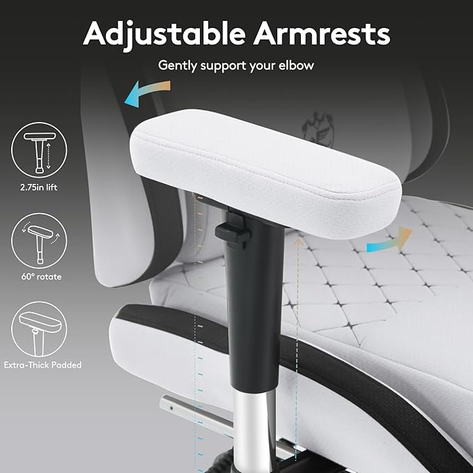 Gaming Chair Breathable Fabric, Computer Office Chair - Image 9