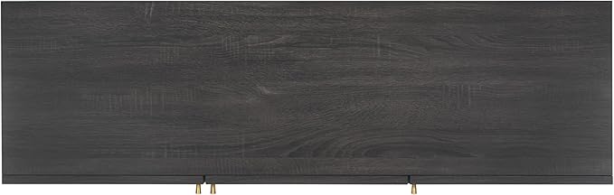 SAFAVIEH Aino TV Stand for up to 60" Flatscreen – Distressed Black - Image 3