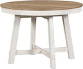 Need Extendable Farmhouse Round Dining Table by Need