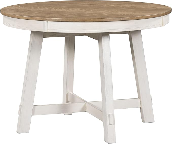 Need Extendable Farmhouse Round Dining Table by Need