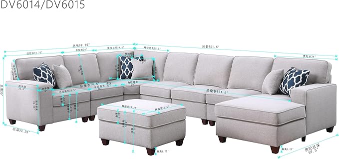 Leio Sectional Modular Sofa - Image 7