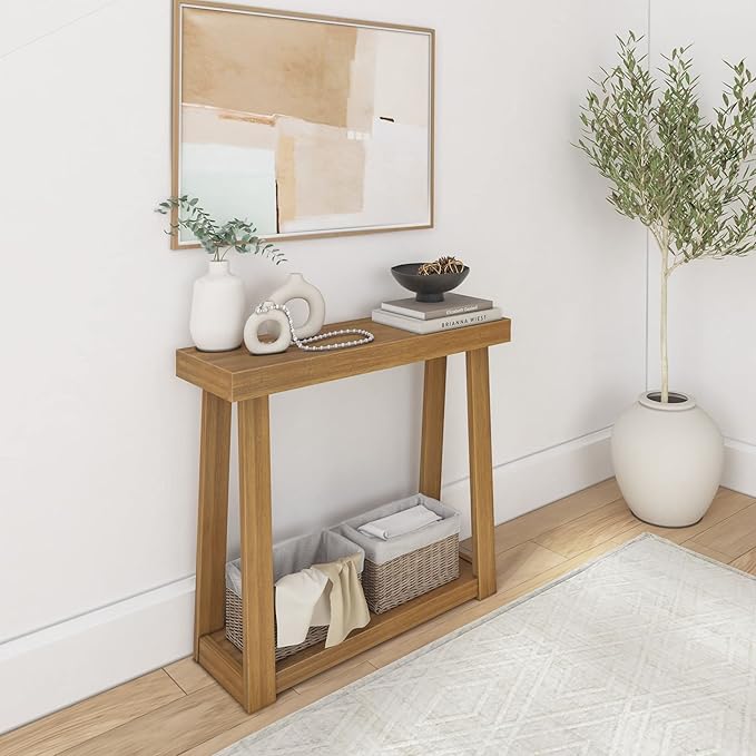 Plank+Beam Solid Wood Console Table by PlankBeam