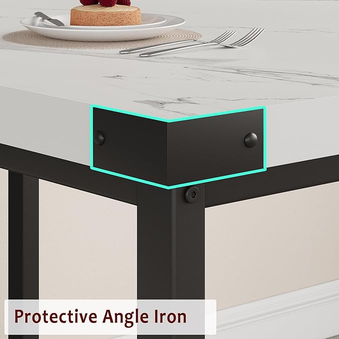 GarveeHome Extendable Dining Table Set - Image 4