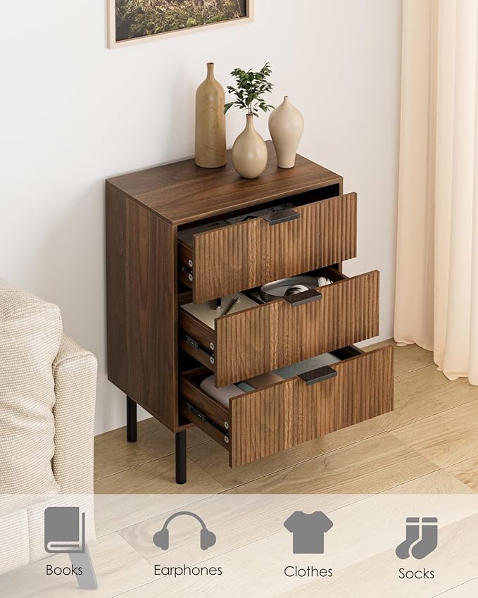 Night Stand, Tall Bedside Table - Image 4