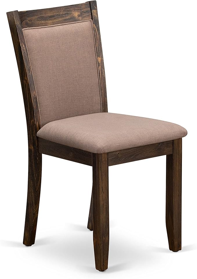 East West Furniture I3MZ7-748 7 Piece Dining Room Table Set Consist of a Round - Image 9