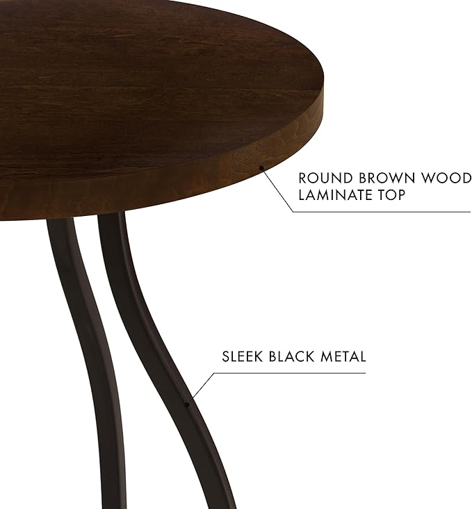 HomePop Lindsay Round Accent Table - Image 6