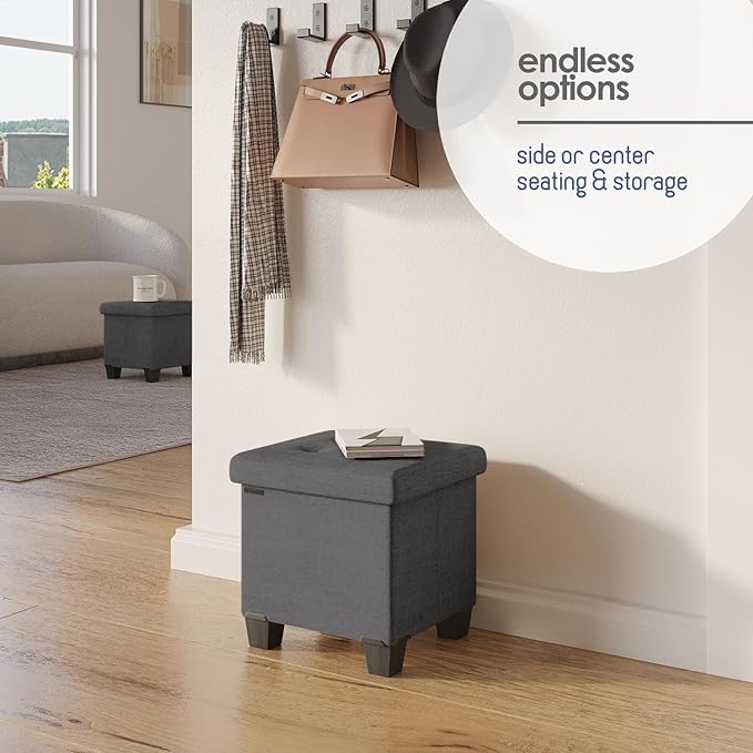 STORAGEBUD Storage Ottoman Cube - Image 7